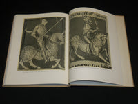 1957 GOTHIC DRAWING HARDCOVER BOOK BY ZOROSLAVA DROBONA - R 721F