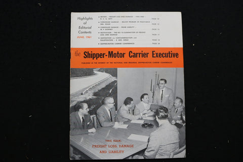 1961 JUNE SHIPPER-MOTOR CARRIER EXECUTIVE MAGAZINE - SP 4181Y