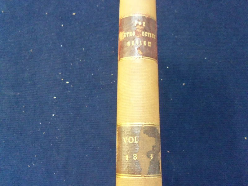 1823 THE RETROSPECTIVE REVIEW VOLUME NO. 8 BOOK PUBLISHED IN LONDON - KD 727R