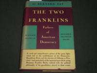1933 THE TWO FRANKLINS BY BERNARD FAY - AMERICAN DEMOCRACY - KD 80P