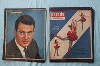 HOLLYWOOD MOVIE STAR SCRAPBOOK PAGES - 200+ PAGES AND 3 EMPTY ALBUMS - E 26488