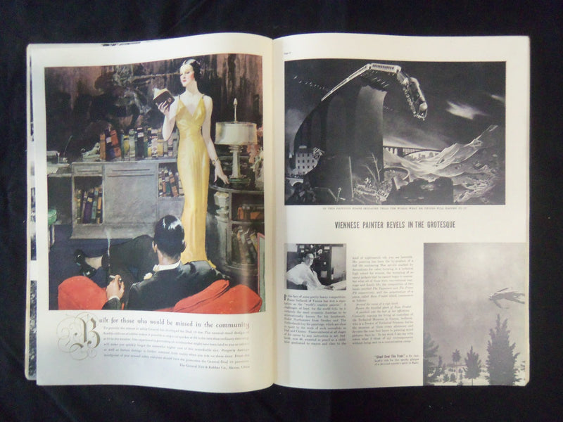 1937 APRIL 26 LIFE MAGAZINE - WHITE LEGHORN ROOSTER - L 23