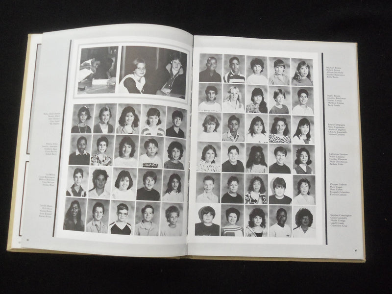 1987 SANDPRINTS CARL SANDBURG MIDDLE SCHOOL YEARBOOK - OLD BRIDGE, NJ - YB 3184