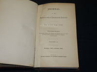 1882-1899 ASSOCIATION OF ENGINEERING SOCIETIES BOUND VOLUMES LOT OF 18 - KD 2B