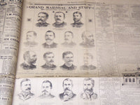 1896 MAY 6 MORNING TELEGRAPH NEWSPAPER - 250TH ANNIVERSARY - NP 2152F