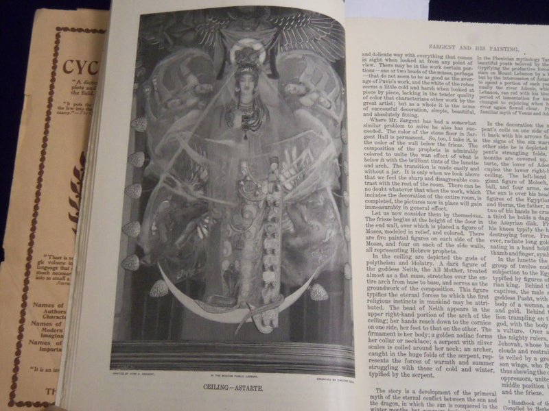 1896 JUNE THE CENTURY MAGAZINE - JOHN SINGER SARGENT - SP 2527