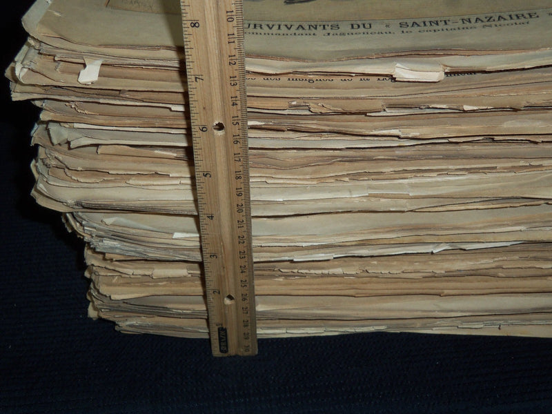 1890'S LE PETIT JOURNAL SUPPLEMENT ILLUSTRE MAGAZINES HUGE LOT OF 400+ - #4