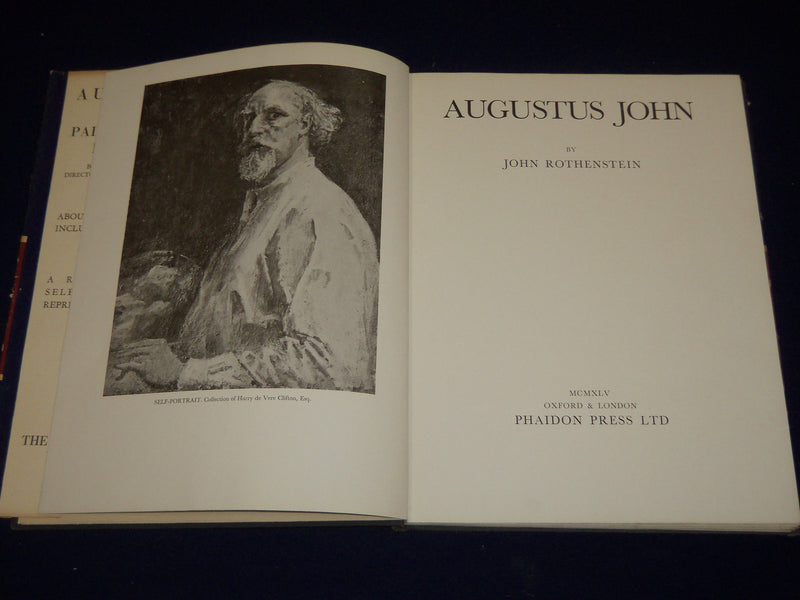 1945 AUGUSTUS JOHN BY JOHN ROTHENSTEIN VOLUME - GREAT PLATES - KD 3551