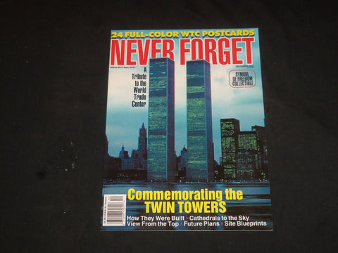 2002 DECEMBER NEVER FORGET MAGAZINE - WORLD TRADE CENTER TRIBUTE - SP 6651