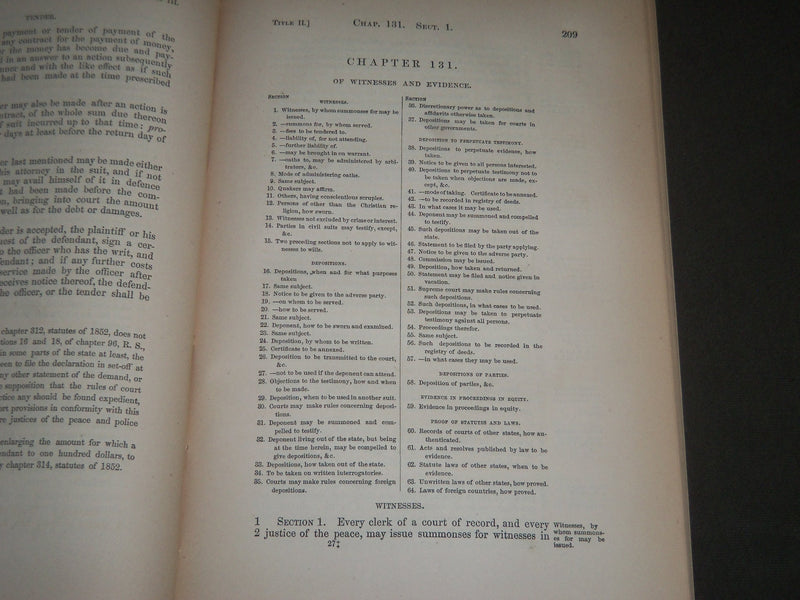 1858 REPORT OF COMMISSIONERS REVISION STATUTES NO. 4 CHAPTERS 112-157- KD 4266