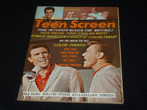 1965 MAY TEEN SCREEN MAGAZINE - GARY LEWIS FRONT COVER - E 3882