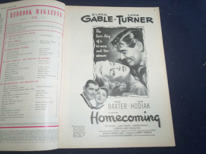 1948 JUNE REDBOOK MAGAZINE - ONCE UPON A SUMMER - SP 6257R