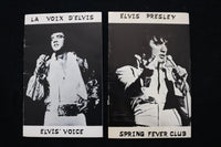 1972-1973 ELVIS PRESLEY VOICE MAGAZINES - LOT OF 4 - K 2448