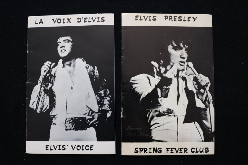 1972-1973 ELVIS PRESLEY VOICE MAGAZINES - LOT OF 4 - K 2448