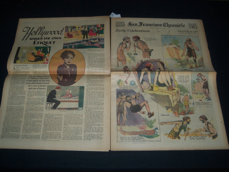 1935 MARCH 31 SAN FRANCISCO CHRONICLE SUNDAY MAGAZINE SECTIONS - COMICS- NP 3710