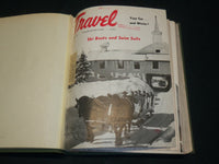 1953 JANUARY-DECEMBER TRAVEL MAGAZINE BOUND VOLUME - GREAT COVERS - KD 5997