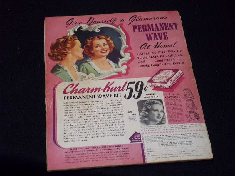 1945 FEBRUARY SCREEN ROMANCES MAGAZINE - ERROL FLYNN COVER - E 16539