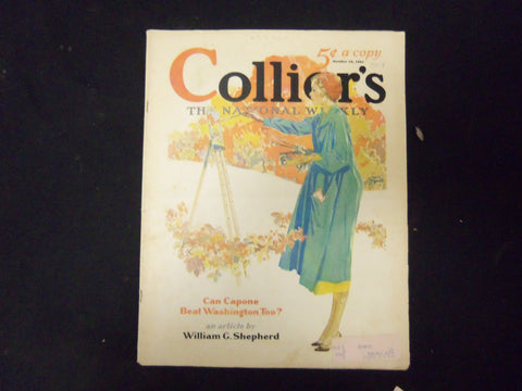 1931 OCT 10 COLLIER'S MAGAZINE - GREAT ILLUSTRATIONS, ARTICLES & ADS - ST 3606