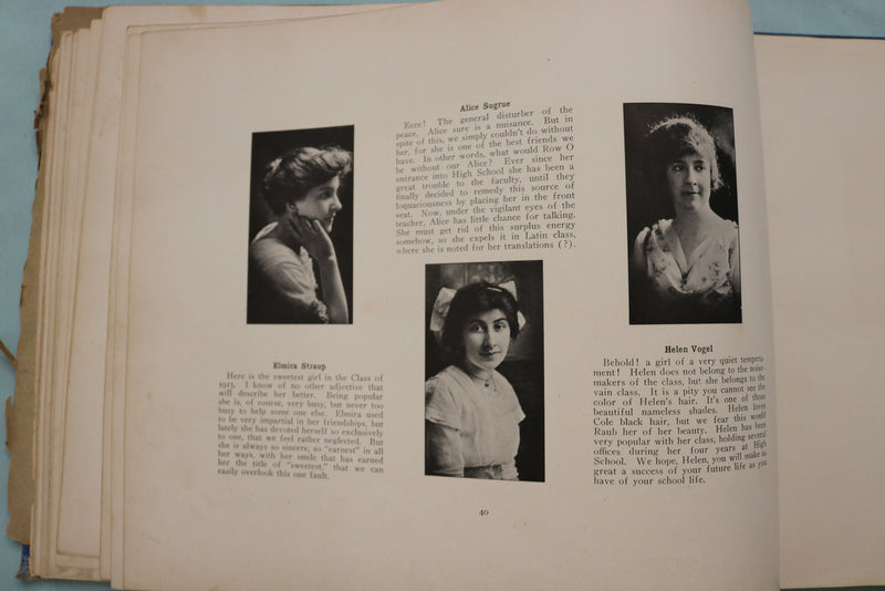 1915 THE RECHAUFFE EASTON HIGH SCHOOL YEARBOOK - EASTON, PENNSYLVANIA - YB 3546