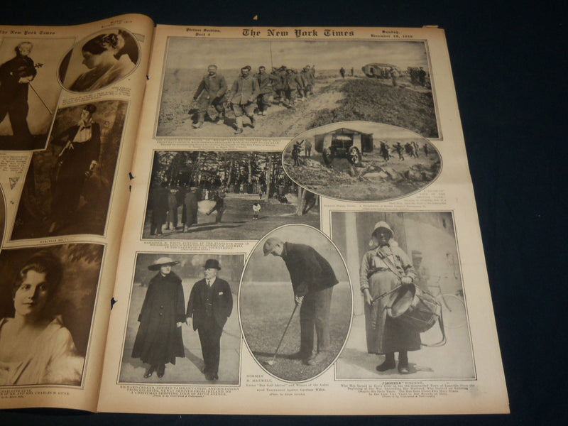 1916 DECEMBER 10 NEW YORK TIMES ROTO PICTURE SECTION - BILLIE BURKE - NT 8960