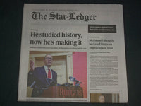 2020 JANUARY 22 THE STAR-LEDGER NEWSPAPER - JONATHAN HOLLOWAY RUTGERS PRESIDENT