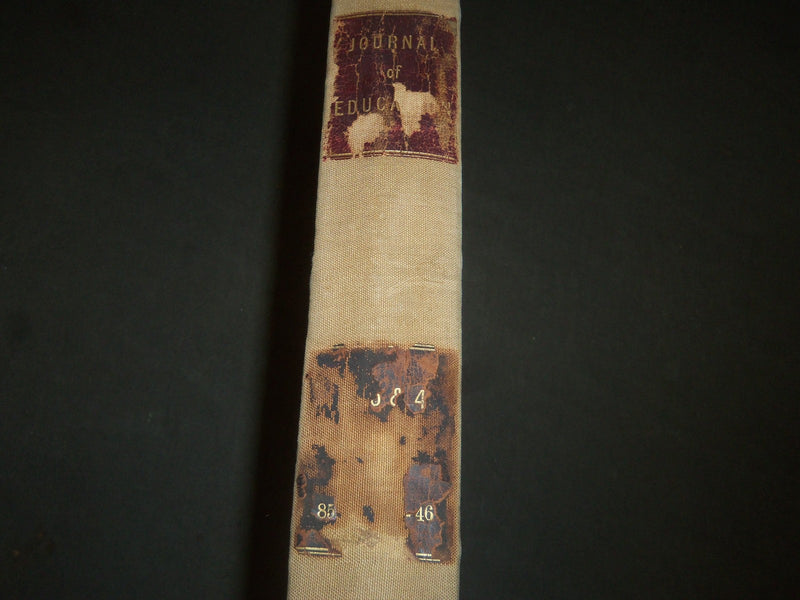 1897 THE JOURNAL OF EDUCATION BOUND VOLUME - GREAT FOLD-OUTS & ILLUS - R 222
