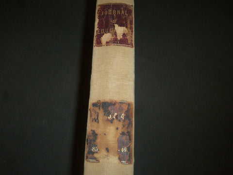 1897 THE JOURNAL OF EDUCATION BOUND VOLUME - GREAT FOLD-OUTS & ILLUS - R 222