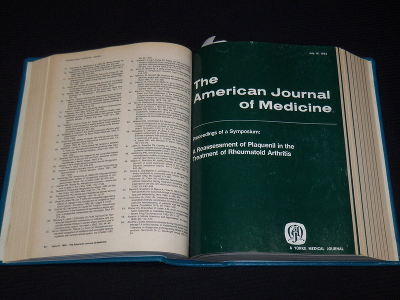 1983 THE AMERICAN JOURNAL OF MEDICINE MAGAZINE BOUND VOLUME - KD 6132O