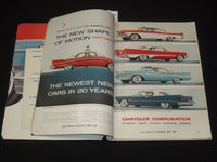 1956 NATIONAL AUTOMOBILE SHOW OFFICIAL PROGRAM - GREAT PHOTOS - K 1295A