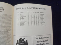 1975 DEC 22 COLLEGE BASKETBALL PROGRAM-PURDUE UNIV VS. UNIV. CALIFORNIA-SP 1533N
