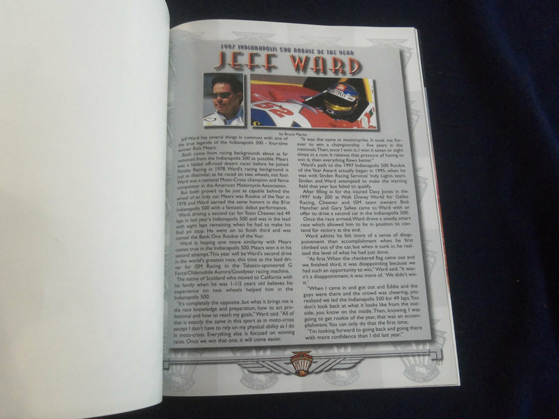 1998 MAY 24 82ND INDIANAPOLIS 500 RACING PROGRAM - GREAT PHOTOS - SP 6599I