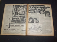 1966 MAY 22 NATIONAL ENQUIRER NEWSPAPER - CUT MAN IN HALF TO SAVE LIFE - NP 7413