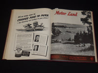 1939 JAN-DEC THE MOTOR LAND MAGAZINE BOUND VOLUME - TREASURE ISLAND - KD 704P
