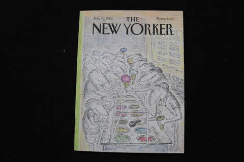 1985 JULY 22 NEW YORKER MAGAZINE - GREAT ILLUSTRATED COVER - NY 3192