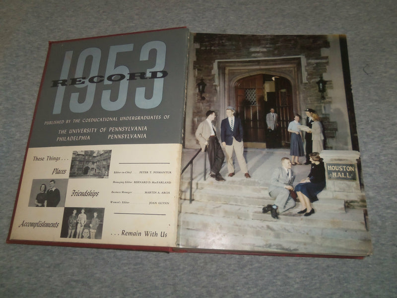 1953 THE RECORD UNIVERSITY OF PENNSYLVANIA YEARBOOK - PHILADELPHIA, PA - YB 2447