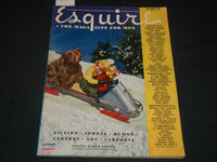 1945 MARCH ESQUIRE MAGAZINE - VARGA ILLUSTRATION - NICE COVER & ADS - ST 5714