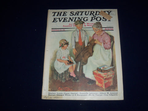 1931 OCTOBER 17 THE SATURDAY EVENING POST MAGAZINE - ILLUSTRATED COVER -SP 1412