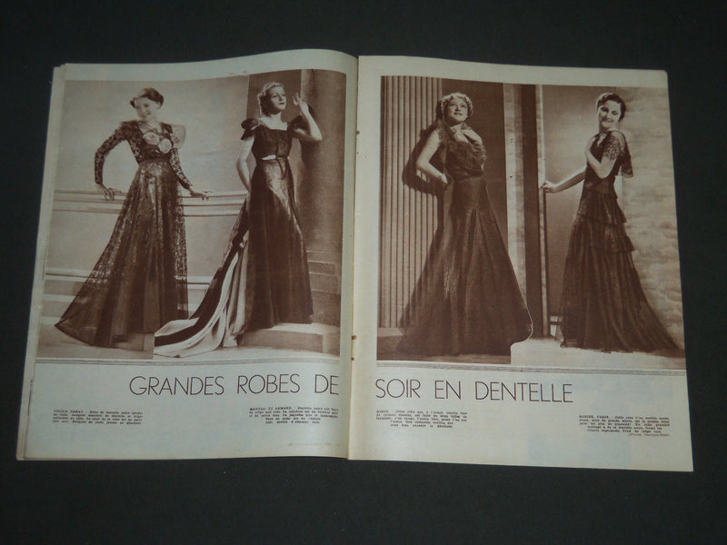 1936 OCTOBER 23 HEBDO MAGAZINE - FREDERIC MARCH & KATHARINE HEPBURN - ST 5161