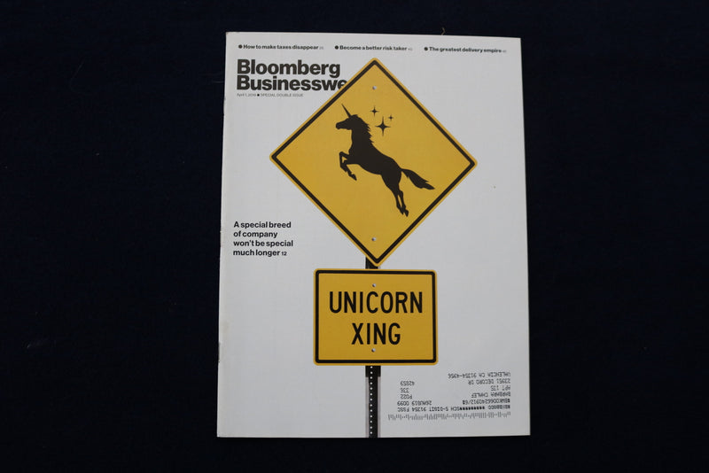 2019 APR 1 BLOOMBERG BUSINESSWEEK MAGAZINE - UNICORN XING COVER - E 11756
