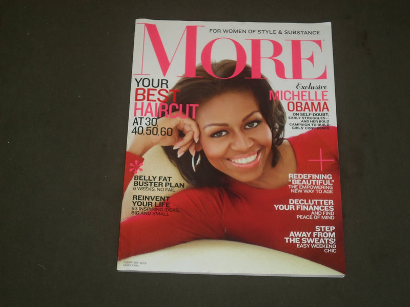 2012 FEBRUARY MORE MAGAZINE - MICHELLE OBAMA COVER - B 2323