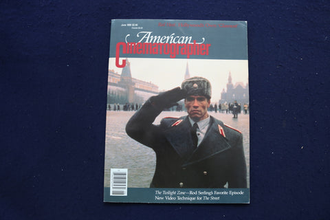 1988 JUNE AMERICAN CINEMATOGRAPHER MAGAZINE - ARNOLD SCHWARZENEGGER - E 17748