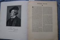 1904-1907 WAGNER LYRICS FOR TENOR & BARITONE AND BASS BOOKS - LOT OF 2 - O 3738