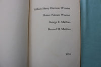 1954 SEYMOUR MANUFACTURING HARDCOVER BOOK -WOOSTER & MATTHIES - KD 9727