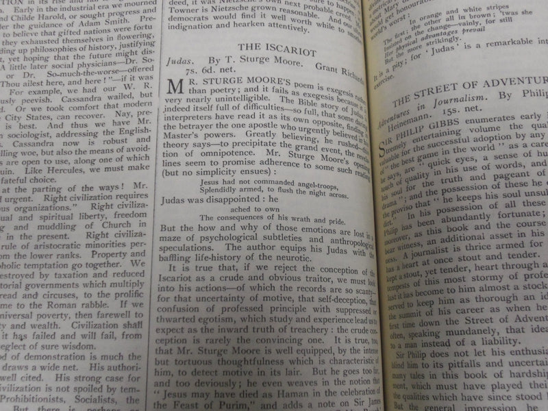 1923 SATURDAY REVIEW 2 BOUND VOLUMES - COMPLETE YR- PUBLISHED IN LONDON - R 1127