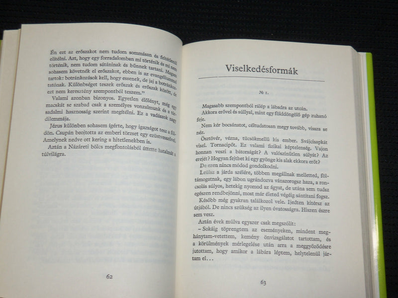 1983 PATERNOSZTER HARDCOVER BOOK BY GALSAI PONGRAC - HUNGARIAN - J 6912