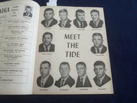 1966 OCT 29 ALABAMA VS MISSISSIPPI STATE FOOTBALL PROGRAM- KEN STABLER- ST 4452Q