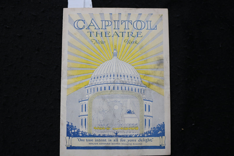 1926 OCTOBER THE FOUR HORSEMEN PROGRAM - RUDOLPH VALENTINO - GRETA GARBO- K 1790