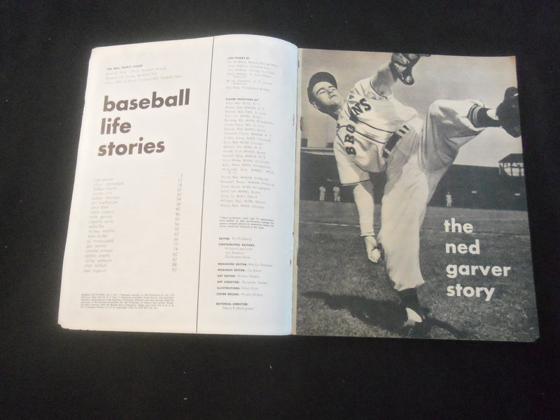 1952 BASEBALL LIFE STORIES MAGAZINE - RICHIE ASHBURN COVER - J 7713
