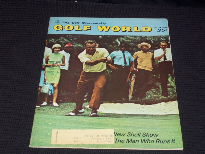 1968 DECEMBER 24 GOLF WORLD MAGAZINE - ARNOLD PALMER FRONT COVER - E 6541