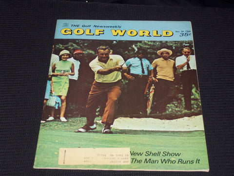 1968 DECEMBER 24 GOLF WORLD MAGAZINE - ARNOLD PALMER FRONT COVER - E 6541